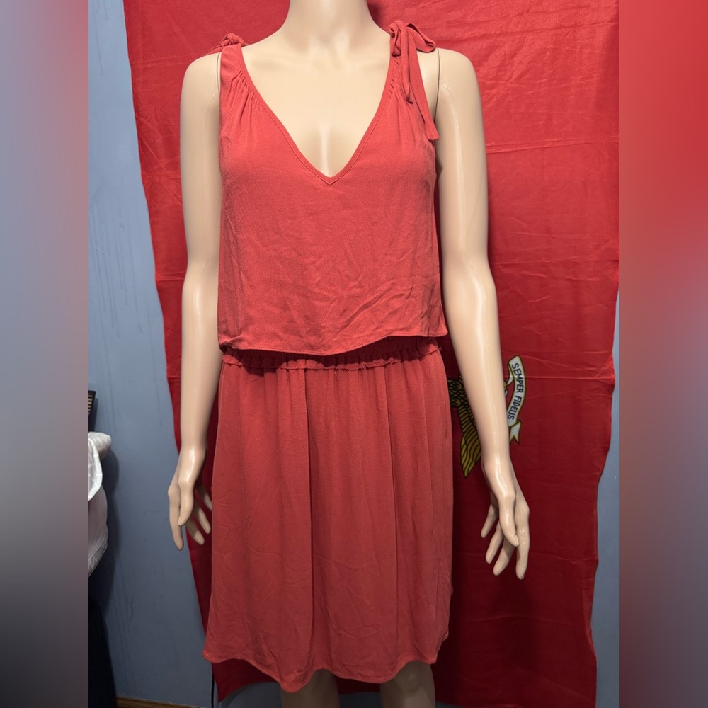 Cinnamon Boutique Vermilion XS Brochu Layed Sleeveless Dress NWT